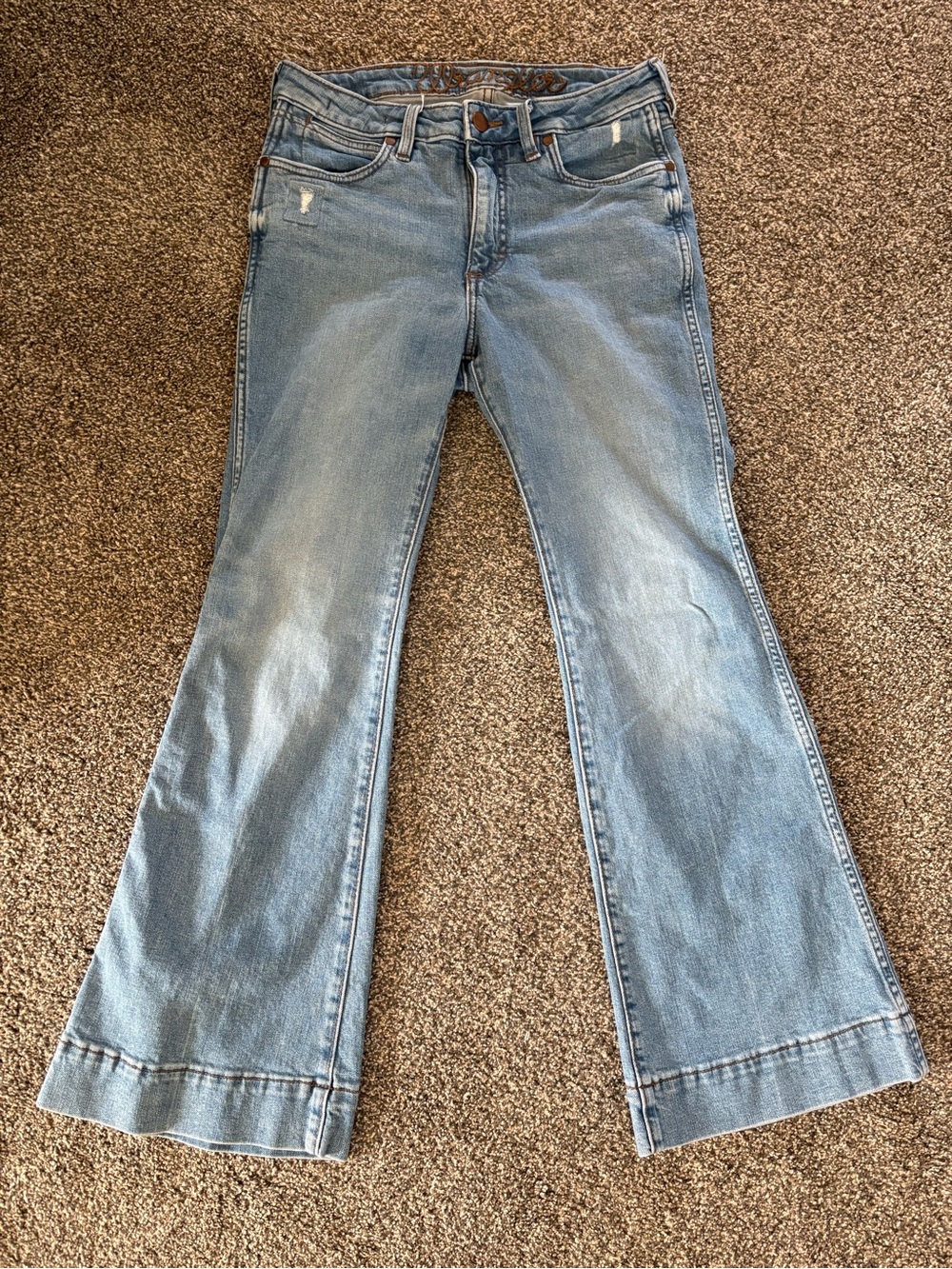 Wrangler Light Blue Women's Flare Jeans